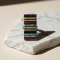 Shirley Martinez Navajo Inlay Statement Sterling Silver Ring