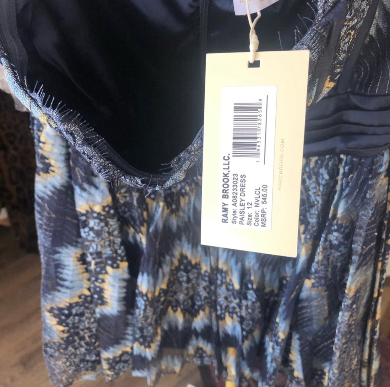 RAMI BROOKS PAISLEY DRESS